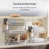 Stainless Steel 3-Tier Kitchen Dish Drying Rack
