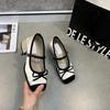 Fashion Women Shoes 2025 Spring Fashion Bow-knot Buckle Strap Mary Jane High Heel Shoes Non Slip Height Increase Women's Ballet Shoes
