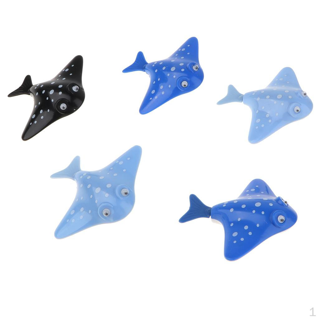 

5шт заводной плавательный заводной океан животное водяная ванна игрушка для маленьких детей