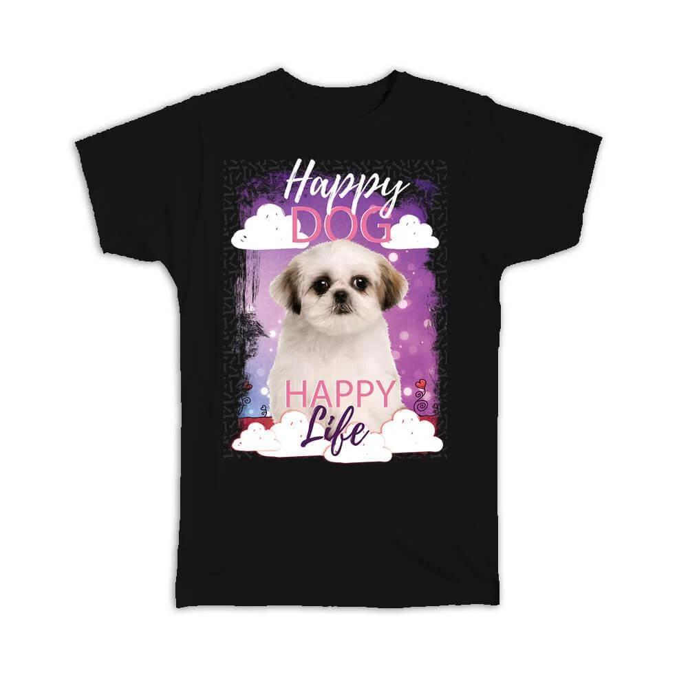 

Gift T-Shirt : Shih Tzu Puppy Cute Pet Dog Animal Girlie Backdrop Sweet Hearts 3XL
