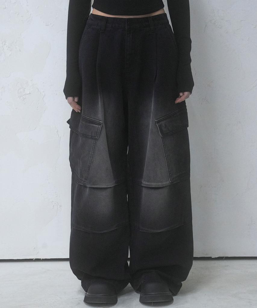 AVANDRESS Side Big Cargo Pants Camo