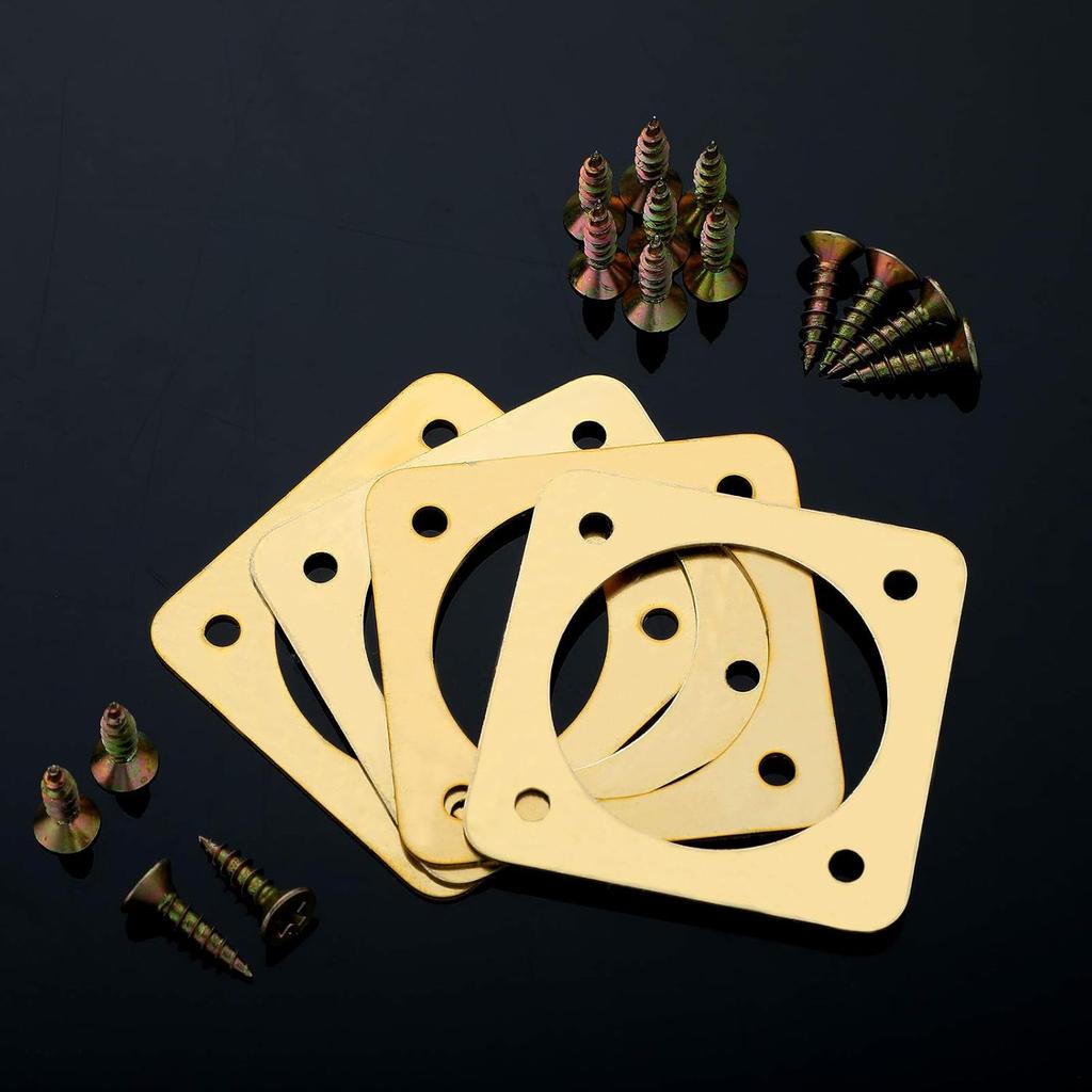 4 Pieces Metal Bird House Guard with Copper Portal Bird House Replacement for Eastern Bluebird Birdhouses(1 1/4 Inch Inner Diameter)