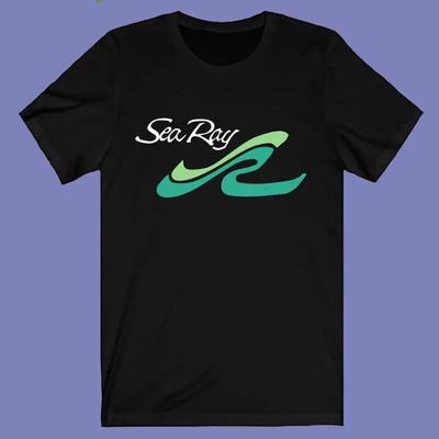 Sea Ray Boats Unisexs Black TShirt Size S3xl