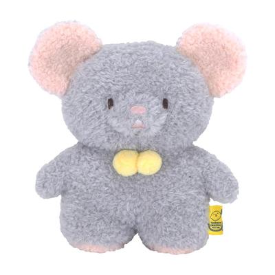 Sanlemon Fuwafuwa Tatton Gray Mouse Plush Toy 15x11x15cm Animal Stuffed Animal
