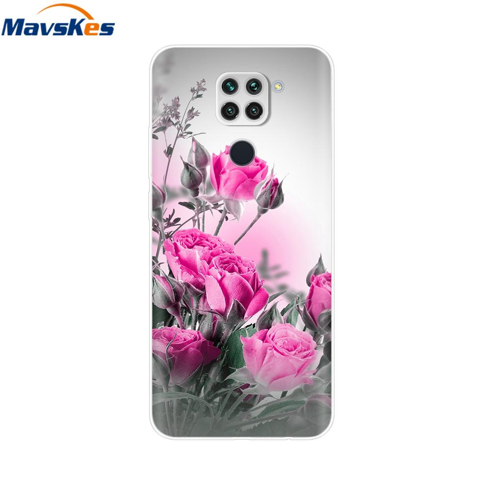 Phone Case For Xiaomi Redmi Note 9 Case 6.53'' Soft Silicone TPU Back Cover for Xiaomi Redmi Note 9 Note9 Case Coque Fundas Para