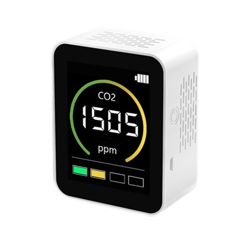 Carbon Dioxide Detector Indoor Air Quality Monitor Portable CO2 Monitor Tester for Carbon Dioxide Temperature Humidity