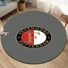 Feyenoord Round Area Rug,Carpet Rug for Living Room Bedroom Sofa Playroom Decor,Non-slip Floor Mat
