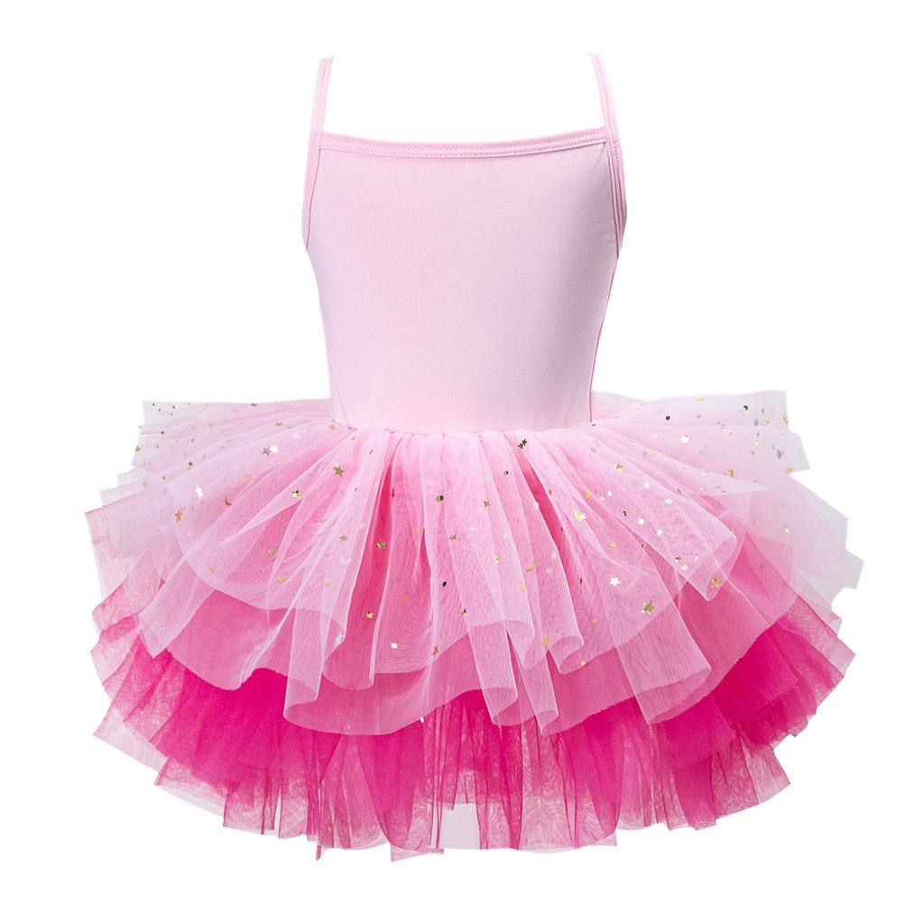 Girls Dress Sleeveless Leotard for Toddlers