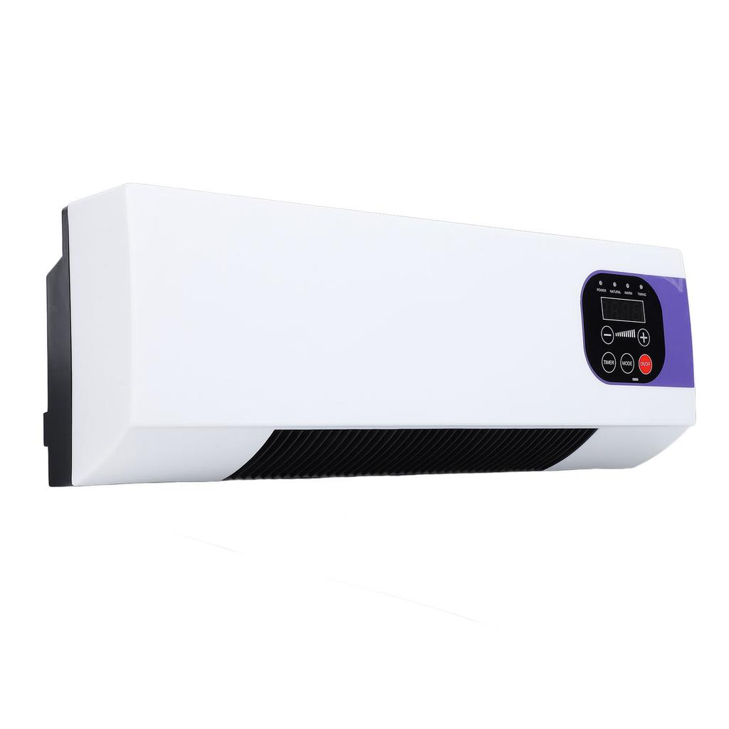 Wall Mounted Heating Machine Dual Use Highly Efficient Electric Wall Heater with Nature Wind Warm