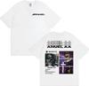 Anuel AA Real Hasta La Muerte 2026 Tour Cover T-shirt Men Women Fashion Retro Oversized T Shirts Summer Tops High Quality Tshirt
