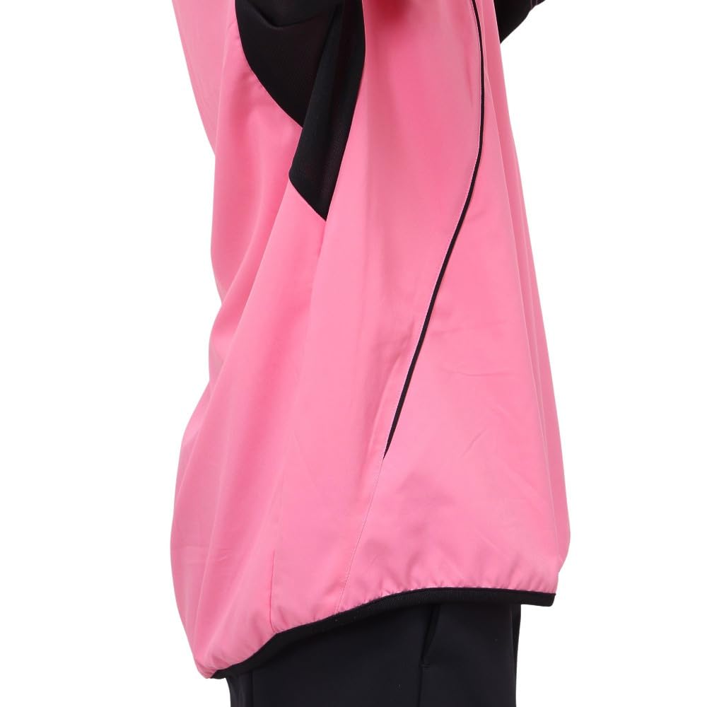DESCENTE Piste Color Volleyball Wear, Short Sleeve Shirt, Layering Shirt, DX-B2410XB PNK (Pink/LL/Men's, Women's)