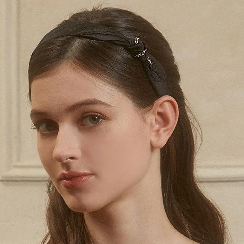 Crease Austria Crystal Hairband JP-24-458HB Purple
