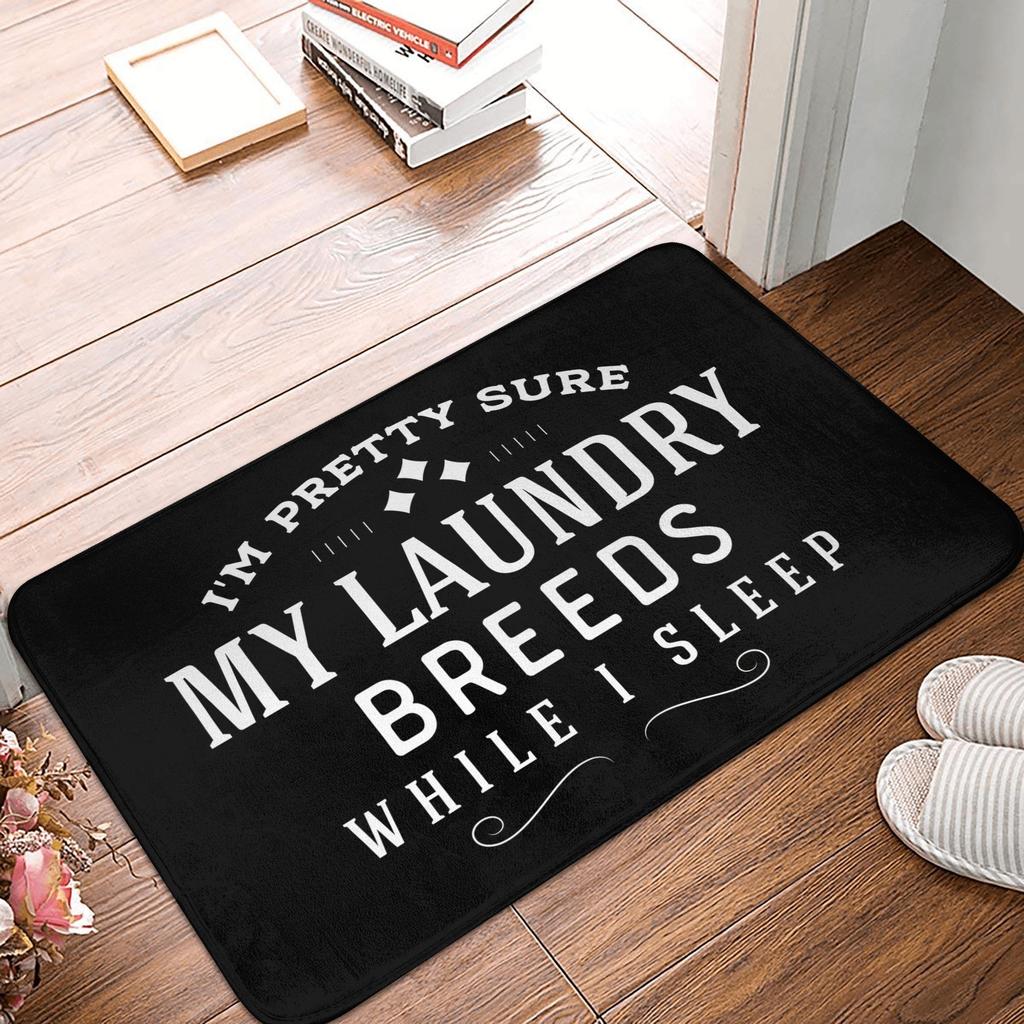 Laundry Room Front Door Mat Anti-Slip Indoor Quick Dry Doormat Living Room Entrance Rug Carpet
