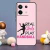 Stilvolle Handball-Spielhülle für Xiaomi Redmi Note 13 9 10 11 12 14 15 Pro Plus Redmi 15 15C 14C 10C 12C 13C Hülle
