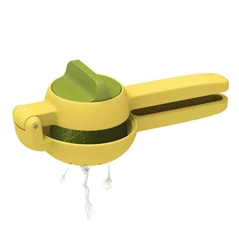Manual Juicer Citrus Lemon Squeezer Lime Juice Press Professional Household Kitchen Tools for Squeeze The Freshest Juice-Yellow