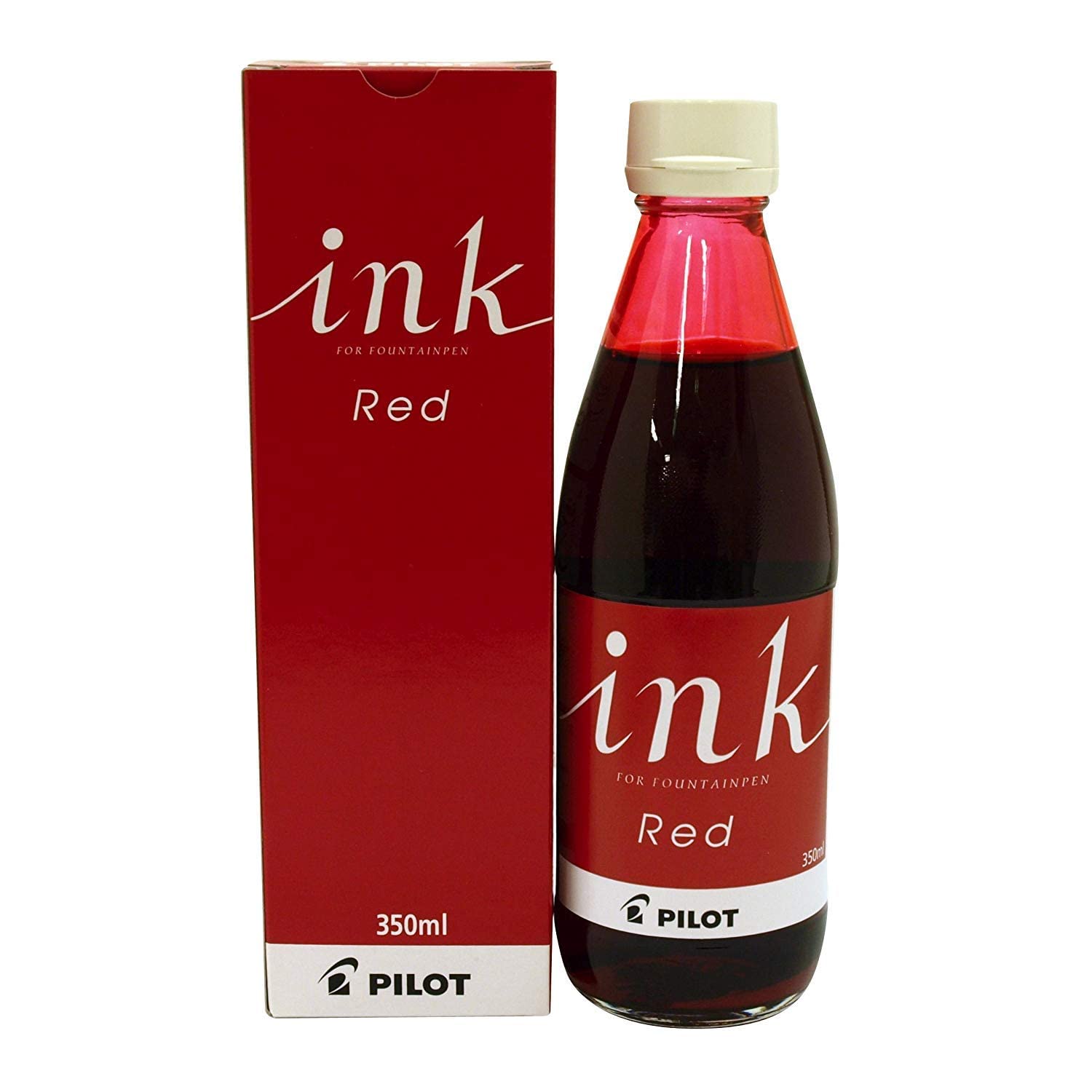 

Pilot fountain pen ink INK350R 350ml red