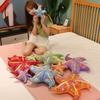 Home Decor Marine Animal Plush Toy Starfish Stuffed Toys Sleeping Back Cushion Starfish Plush Doll