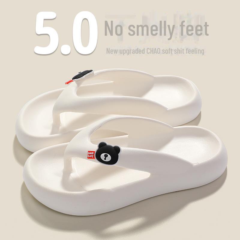 

Нескользящие женские летние шлепанцы EVA с толстой подошвой, увеличивающие рост для ношения на открытом воздухе, удобные сандалии для шопинга и использования на открытом воздухе 39-40 белый