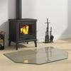 VidaXL Glass Plate for Hexagonal Fireplace 80x60 Cm 324140