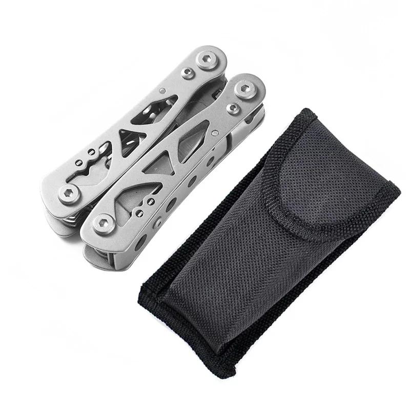 Mini Portátil Dobrável Exterior Caça Resgate Sobrevivência Tático Multiuso Ferramenta de Reparo Dobrável Multi-ferramenta Canivete de Bolso Alicates