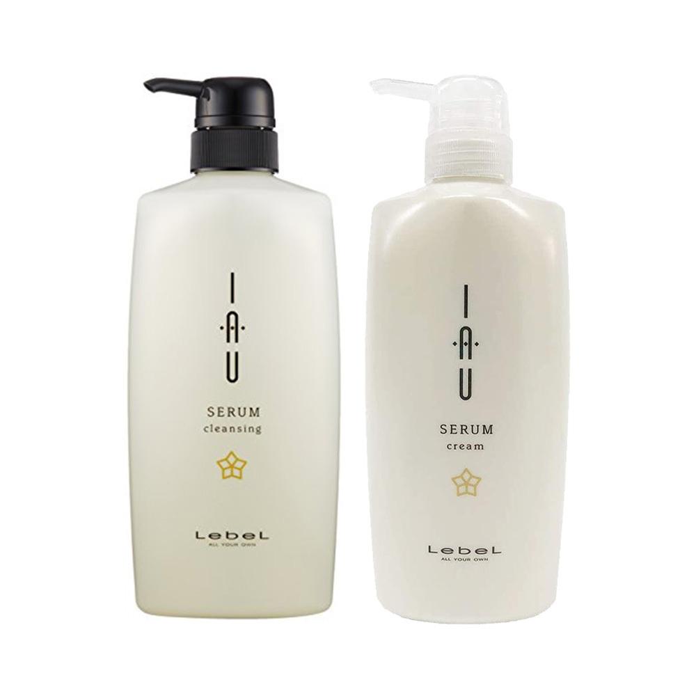 Lebel IAU Serum Cleansing Shampoo 600ml / Cream Treatment 600ml
