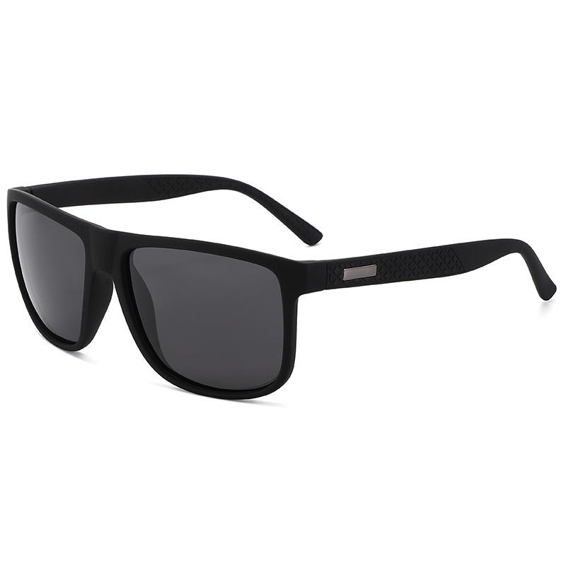 Men s Polarized Square Frame Fashion Sunglasses with Iridescent Film - Trendy, Ideal for Driving and Fishing