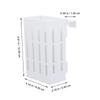 3Pcs Aquarium Plant Holder Plastic Hanging Fish Tank Pot Aquatic Plant Basket with Drainage Holes for Healthy Growth