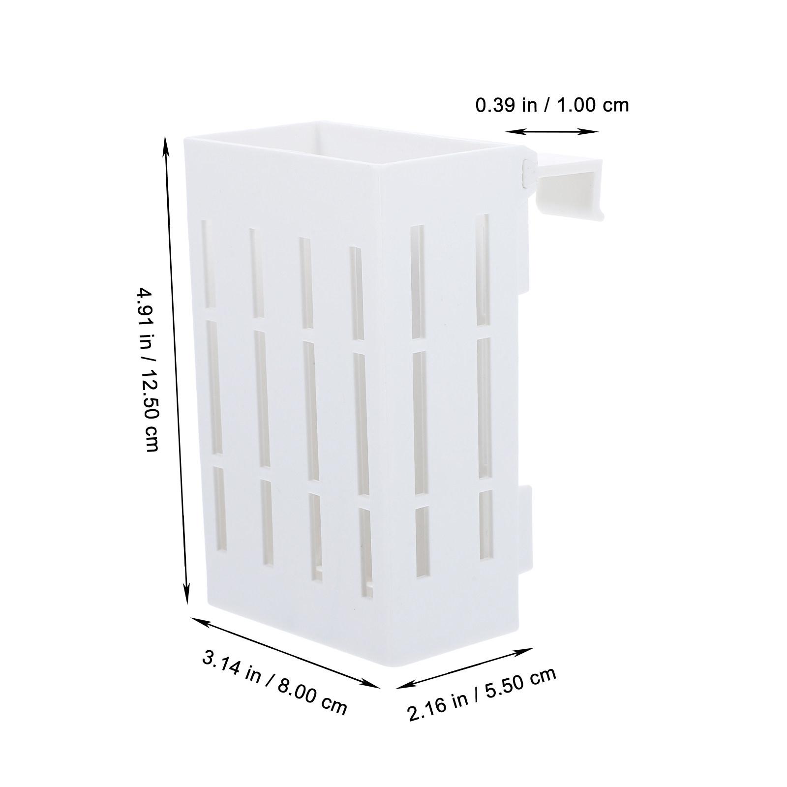 

3Pcs Aquarium Plant Holder Hanging Basket Plastic Fish Tank Pot with Drainage Holes for Aquatic Plants Aquarium Plant Holder