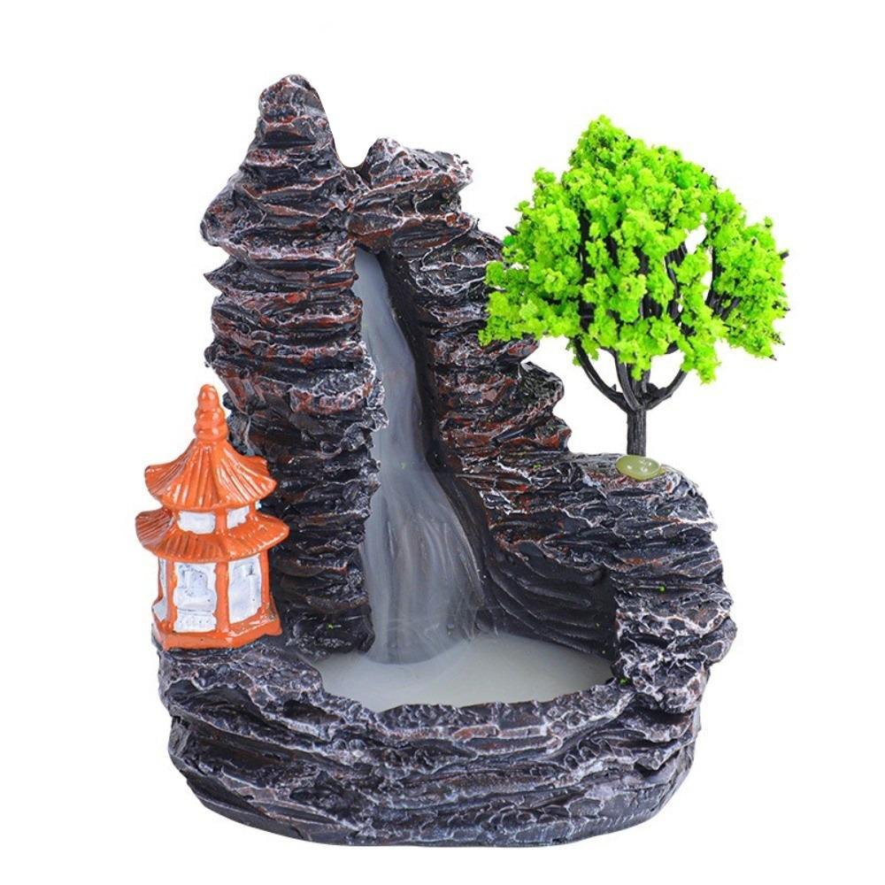 River Waterfall Incense Censer Mountain Shape Waterfall Incense Burner Living Room