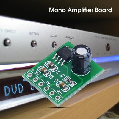 XH-M125 Mono deska zesilovače Anti-interference Plug Play Jednokanálový mini 6W modul výkonového zesilovače Ovládání hlasitosti pro USB reproduktor