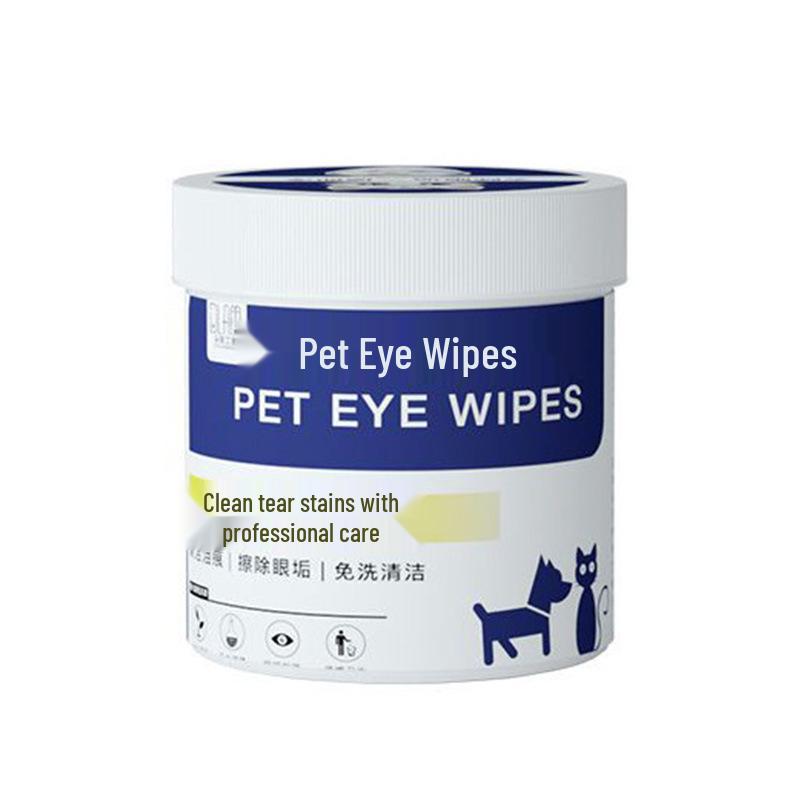 Pet Eye & Ear Cleanser Wipes for Cats & Dogs - Removes Tear Stains, Eye Discharge & Odor
