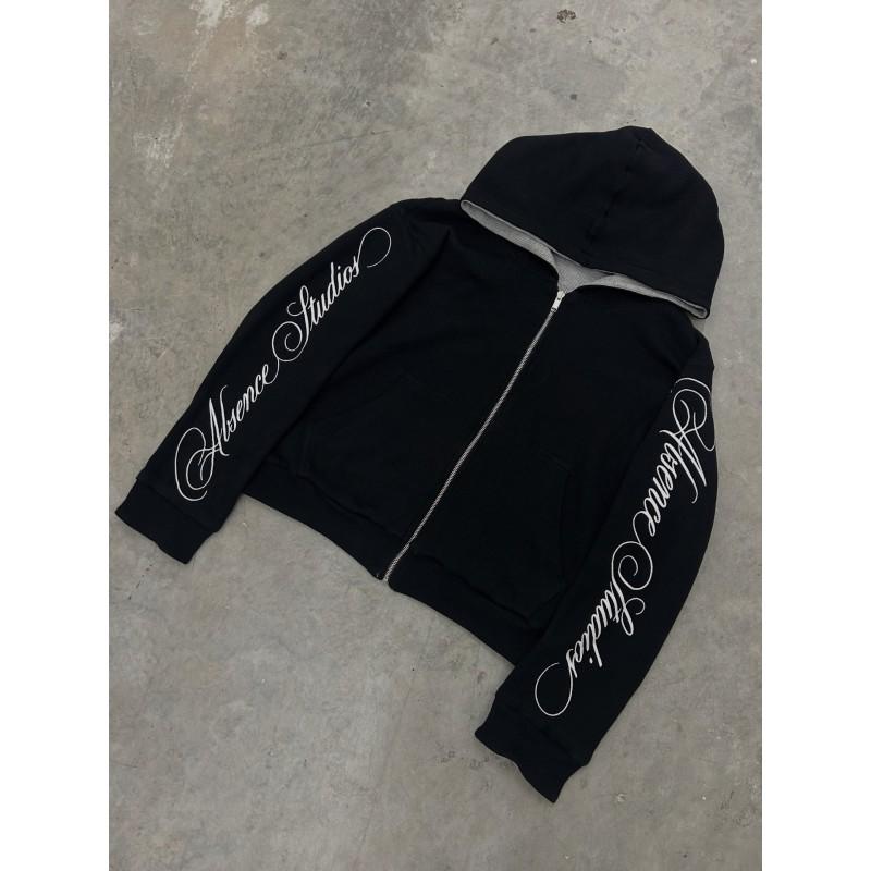 Unisex Oversized Hooded Zip-Up Sweatshirt Matching
