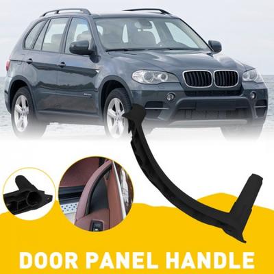 Black Interior Front/Rear Right Door Handle Pull Cover For BMW E70 X5 2007-2014