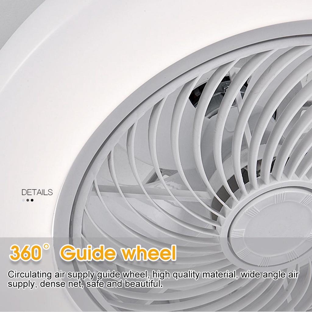 52cm Smart Ceiling Fan with Lights Adjustable Speed Remote Control Ventilation Lamp Bedroom Living Room LED Ceiling Light