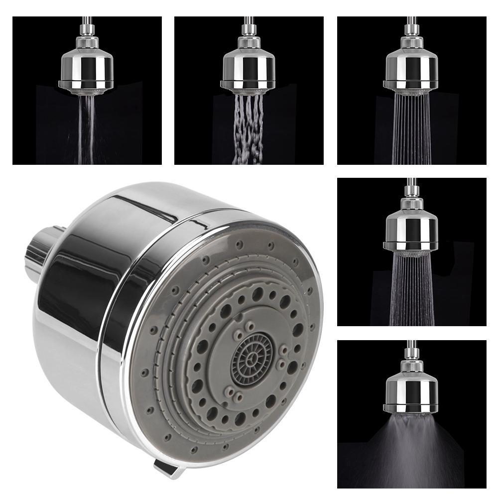 High Pressure Shower Head Water Saving Ceiling Mounted Multifunction Top Sprayer 5 Gear Rotatable Spa Shower Head for Bathroom