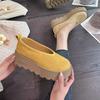 Women Flats Platform Casual Shoes Spring Autumn Slingback Flip Flops Suede Ladies Mules Shoes Non Slip Slides