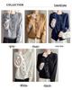 Women's Round Neck Long Sleeve Patchwork Cardigan – New Autumn/Winter Loose Knitted Sweater Coat