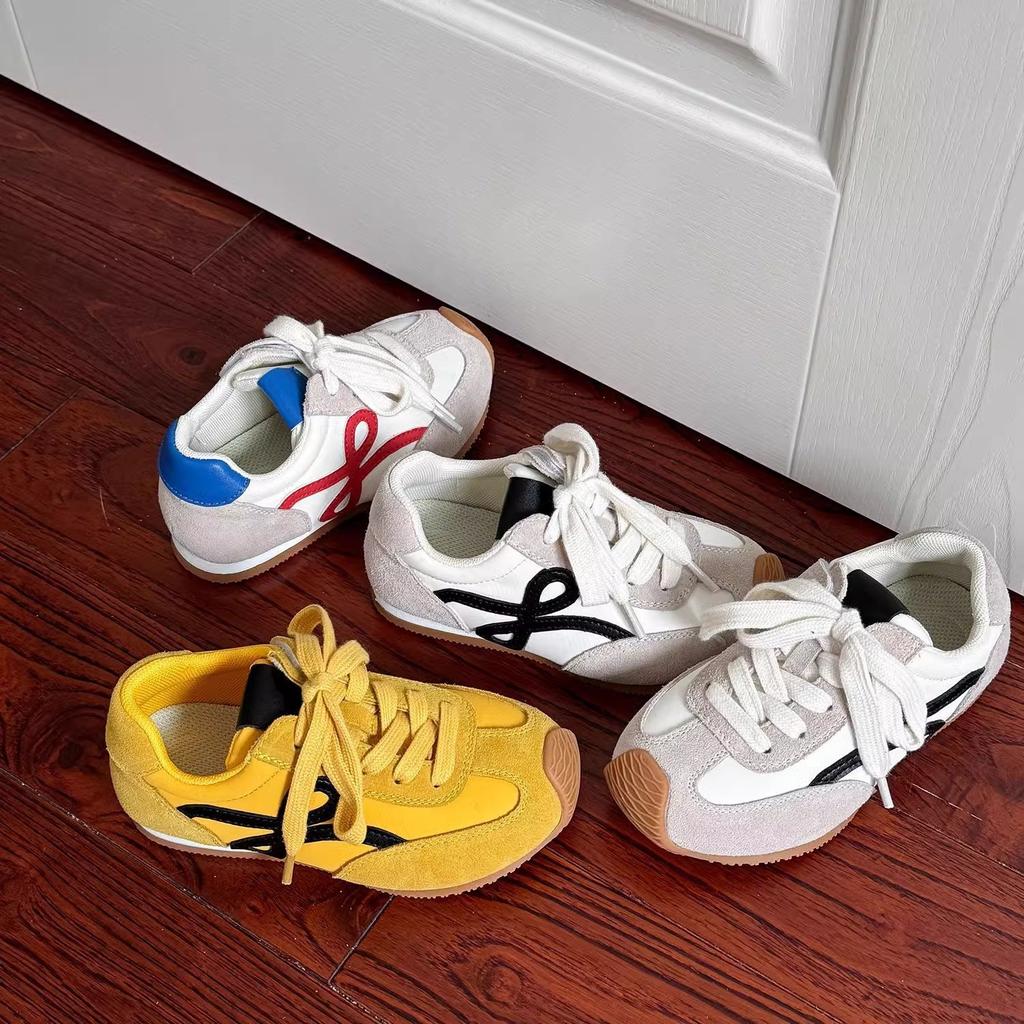 Girls' Sports Shoes 2025 Spring and Autumn New Children's Forrest Gump Shoes Soft Sole Breathable Casual Board Shoes Boys' Moral Training Shoes