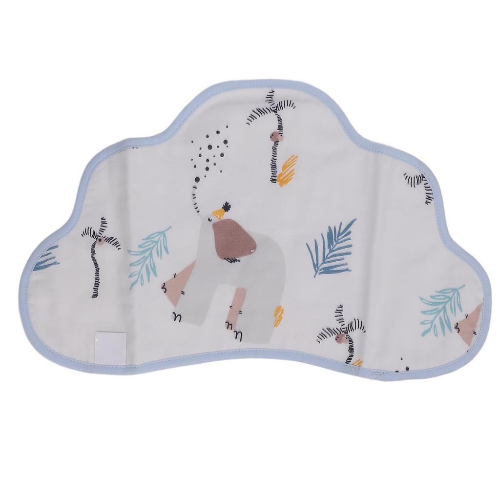 Baby Drool Bib Breathable Soft Cotton Drooling Bib Cotton Sweat Absorbent Burp Rag for Babies Type