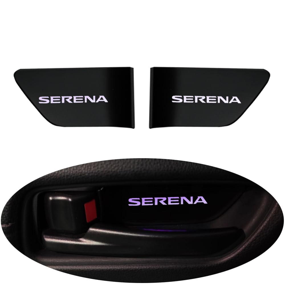 

SAWAKAKI Внутренняя дверь для Nissan Serena C28 Подсветка внутренней двери с 7 цветами Подсветка салона Комплект из 2 ламп, Серия, разработанная на заказ, Логотип, Светодиод,