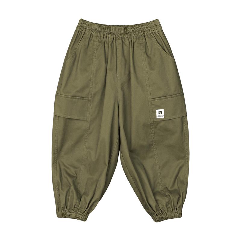LUSON Boys' Casual Cotton Cargo Pants