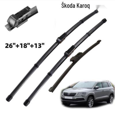 Skoda Karoq 2017-2024 Front- & Heckscheibenwischerblätter ohne Gestänge