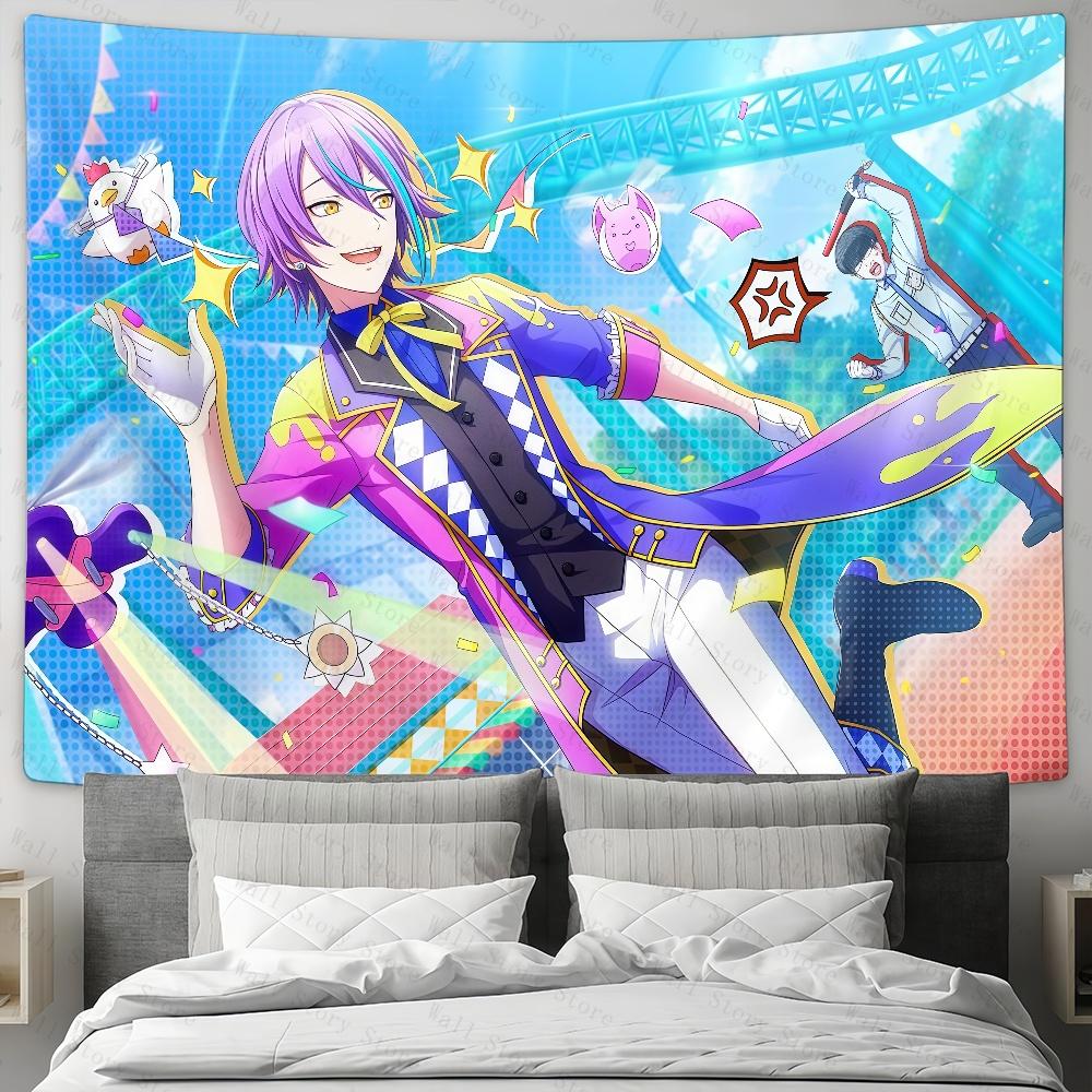 

Singer KKamishiro RRui WWonderlands SShowtime flag Custom Camping Garden Decor Party Backdrops Wall Art Family Tapestry 74x94cm(29x37in)
