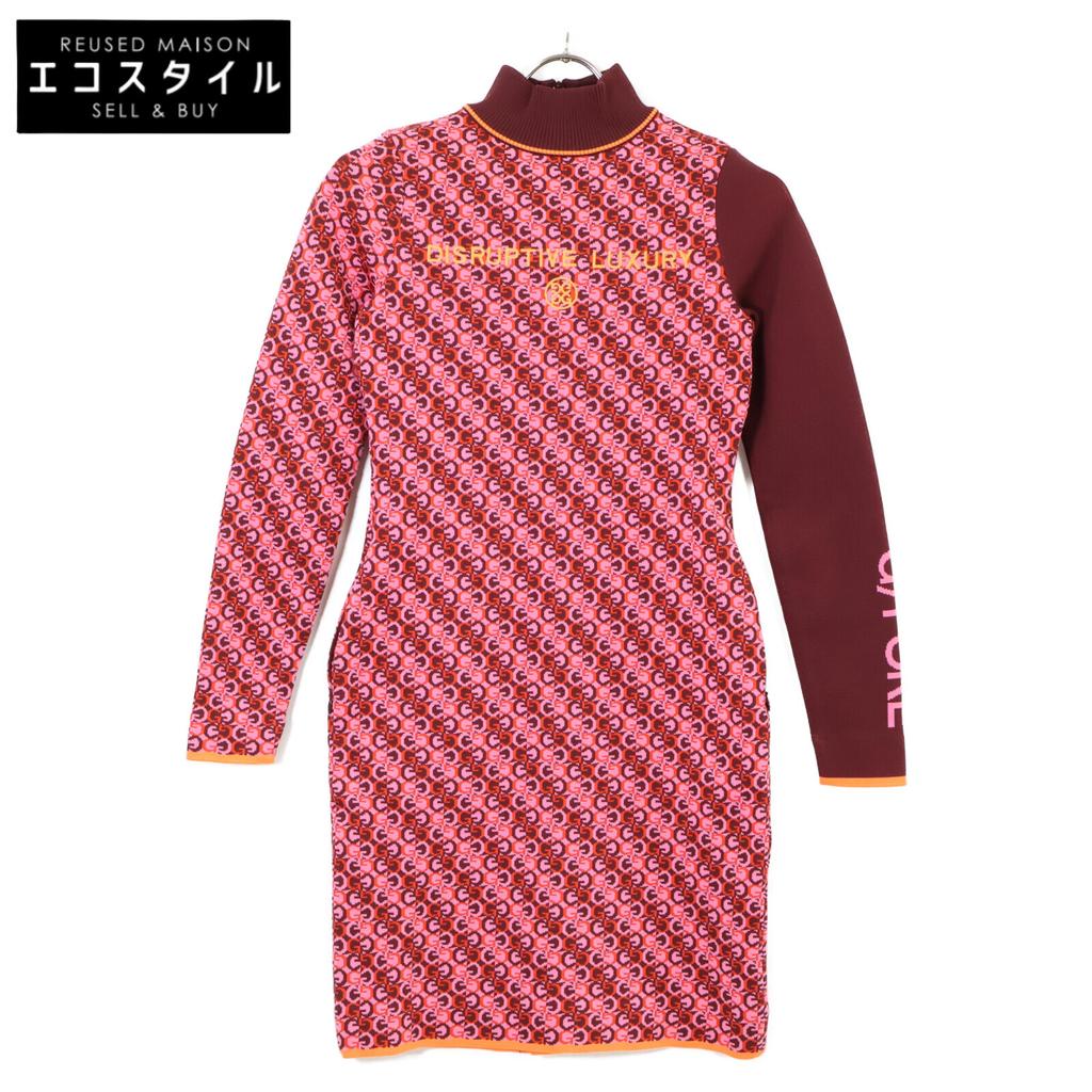 G/FORE Pink X Orange 073215762 Monogram One Piece Dress 34 pinkUsed
