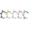 Lip Rings Nose Rings Septum Piercing Clip on Mouth Non Piercing Punk Cuff Hoop