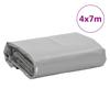 Vidaxl Plandeka, Szara, 4X7 M, 650 G/M²