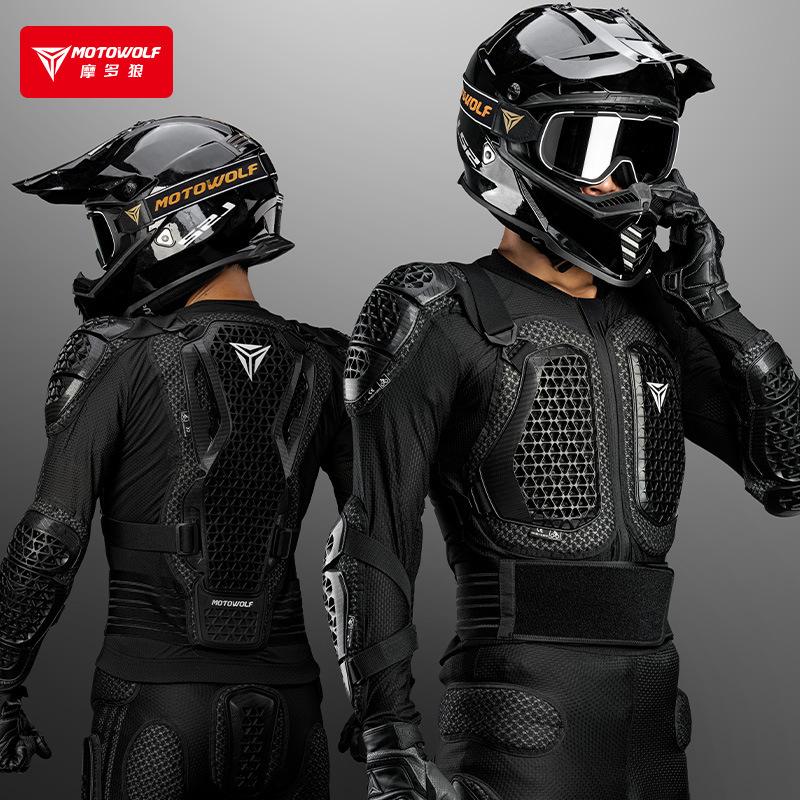 Motowolf Motorcycle Jacket Men Moto Body Armor Moto Armor Motocross Racing Jacket CE Approval Motorbike Moto Protection Gears