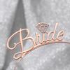 Wedding Hair Accessories Gold Bride Bridesmaid Bridal Shower Hen Party Tiara Crown Bachelorette Party Favor Wedding Supplies