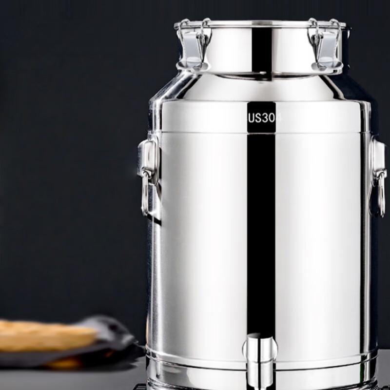 304 Stainless Steel Storage Bucket with Faucet