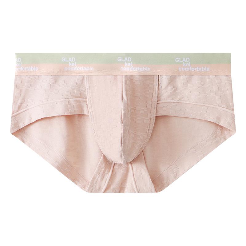Men's Spring and Summer Sexy Baby Cotton High Elastic Skin Friendly Breathable Briefs